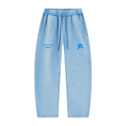 BVO® STARWALKER BARREL LEG SWEATPANTS [BLUE]