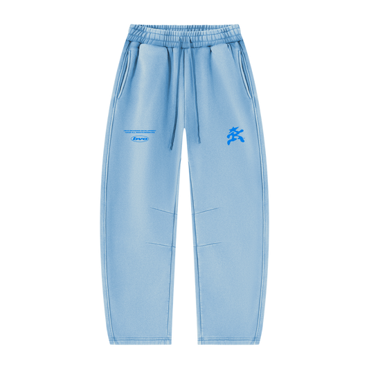 BVO® STARWALKER BARREL LEG SWEATPANTS [BLUE]