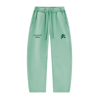 BVO® STARWALKER BARREL LEG SWEATPANTS [GREEN]