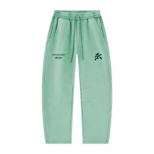 BVO® STARWALKER BARREL LEG SWEATPANTS [GREEN]