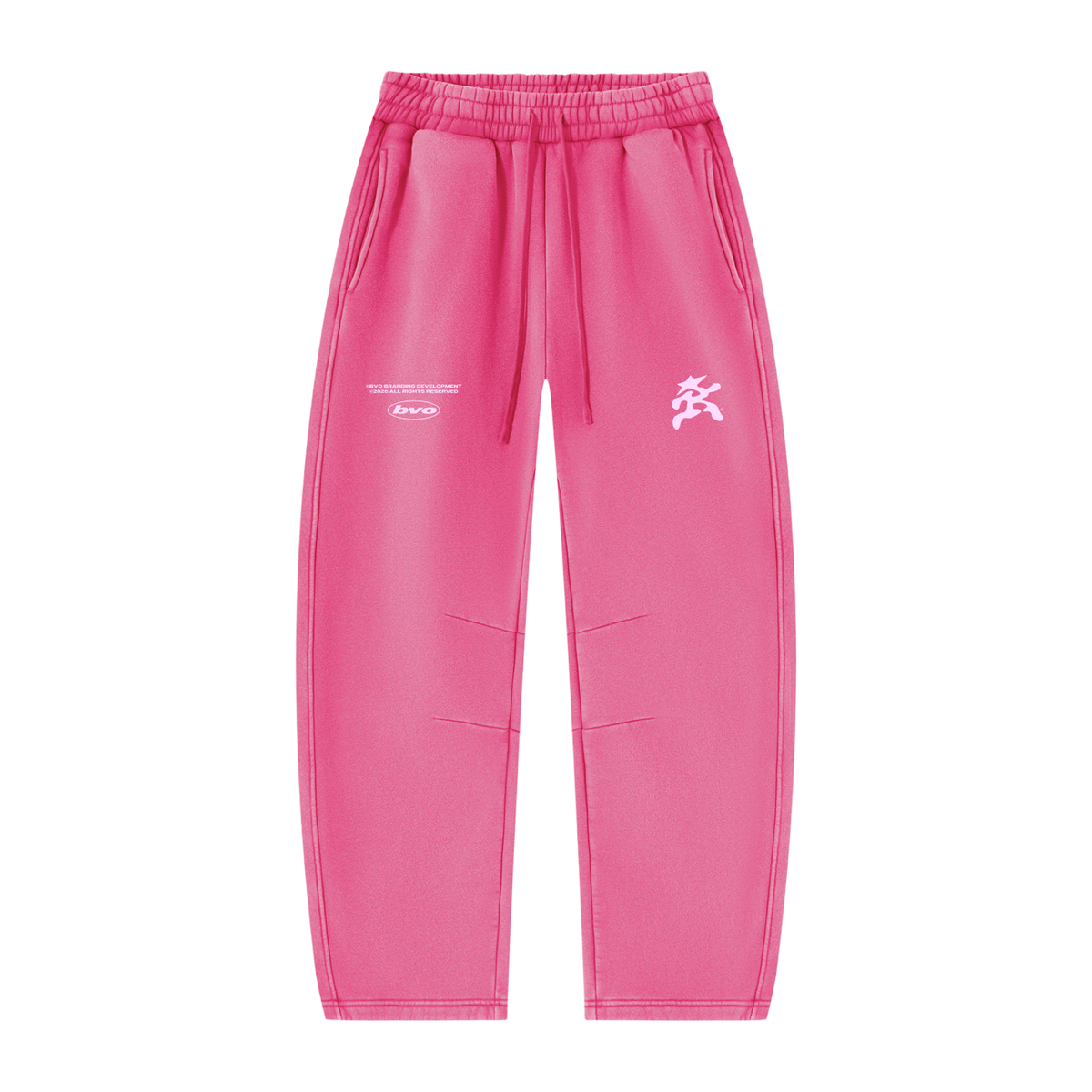 BVO® STARWALKER BARREL LEG SWEATPANTS [PINK]