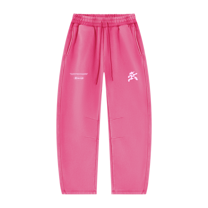 BVO® STARWALKER BARREL LEG SWEATPANTS [PINK]