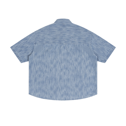 BVO® DENIM VINTAGE WASH SHIRT [BLUE]