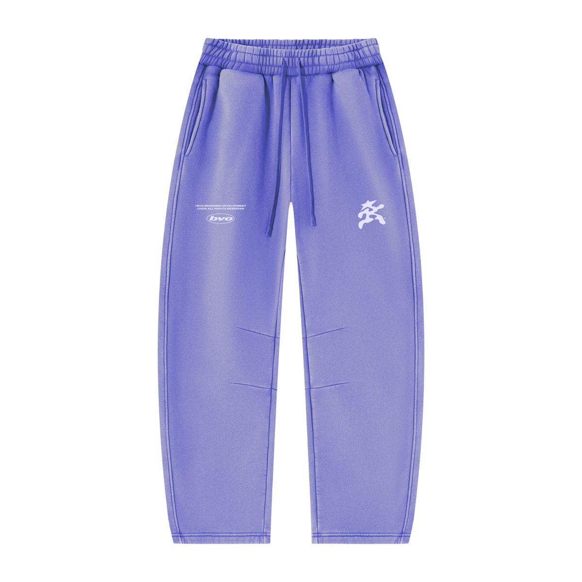 BVO® STARWALKER BARREL LEG SWEATPANTS [PURPLE]