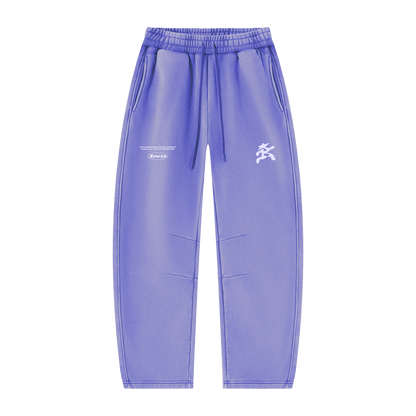 BVO® STARWALKER BARREL LEG SWEATPANTS [PURPLE]