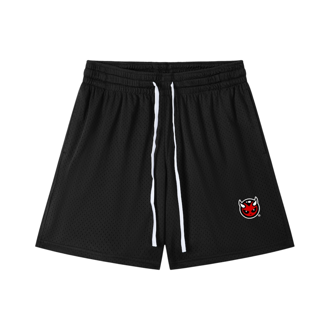 LOGO® MESH SHORTS [BLACK]
