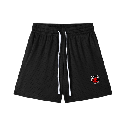 LOGO® MESH SHORTS [BLACK]