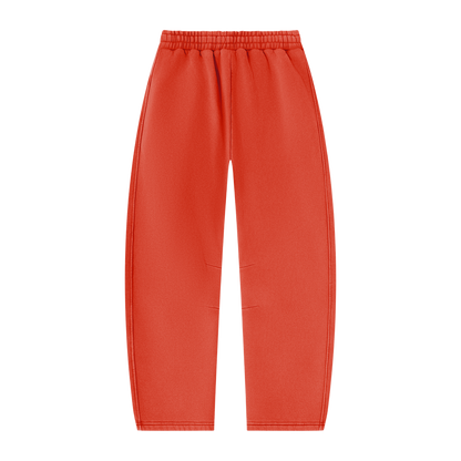 BVO® STARWALKER BARREL LEG SWEATPANTS [WASHED RED]