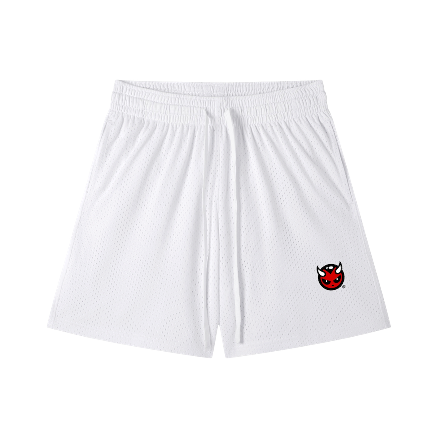 LOGO® MESH SHORTS [WHITE]