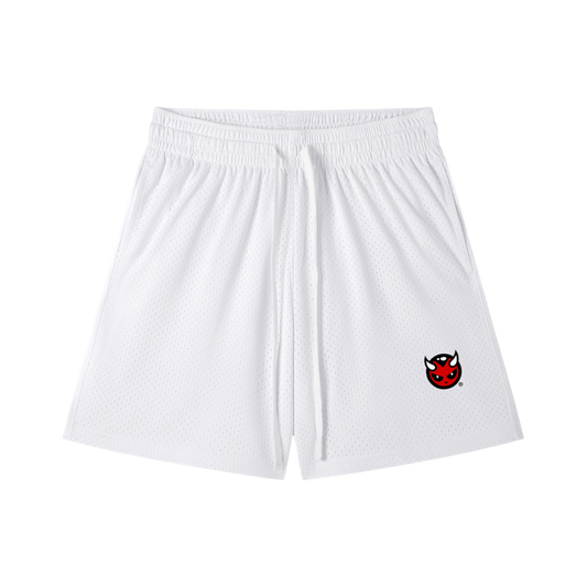 LOGO® MESH SHORTS [WHITE]