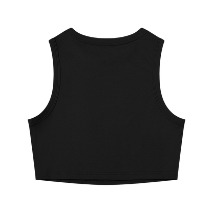 WMNS CALIFORNIA CROPPED TANK TOP [BLACK]