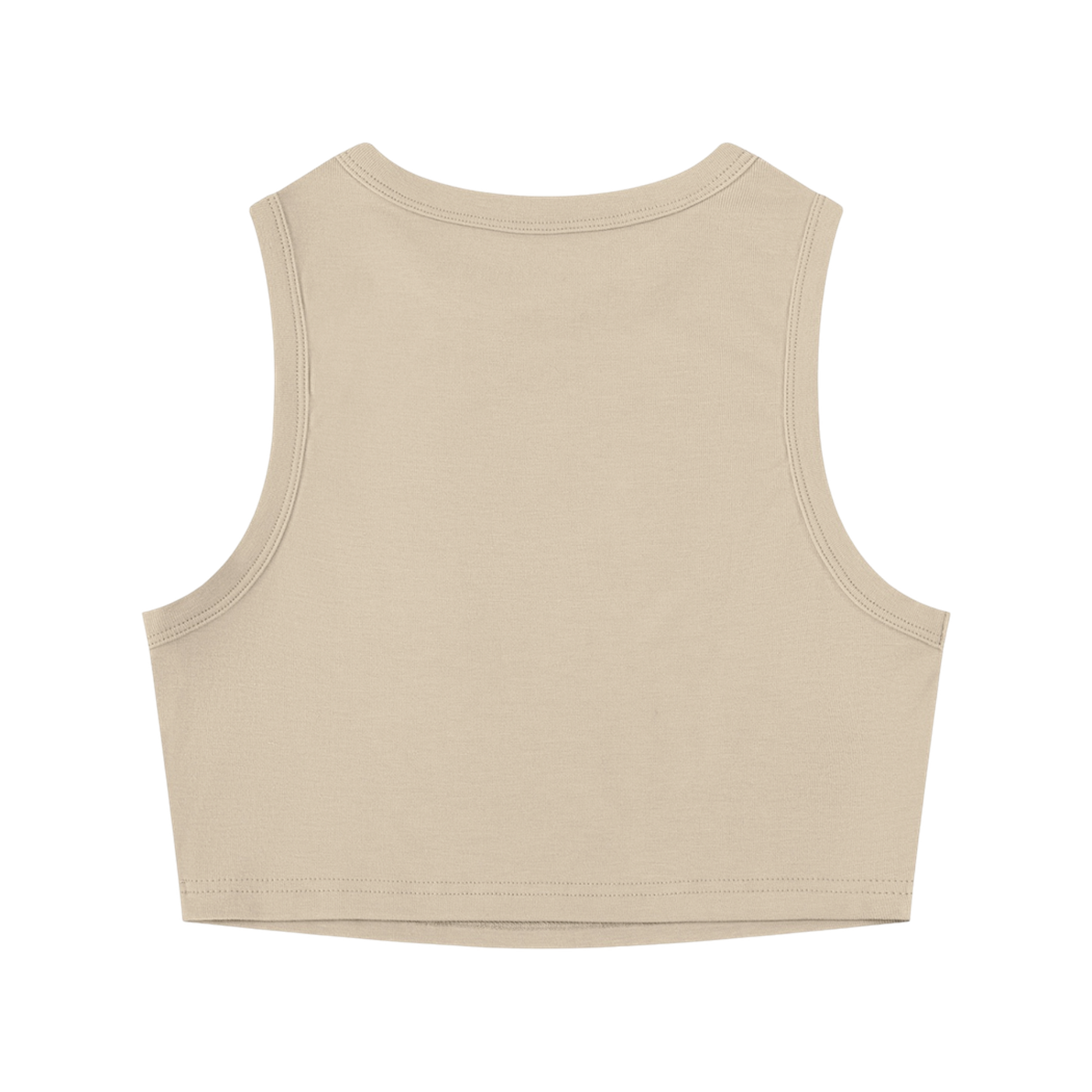 WMNS CALIFORNIA CROPPED TANK TOP [KHAKI]