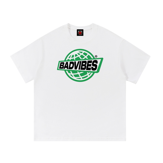 BADVIBES® GLOBAL TEE [WHITE]