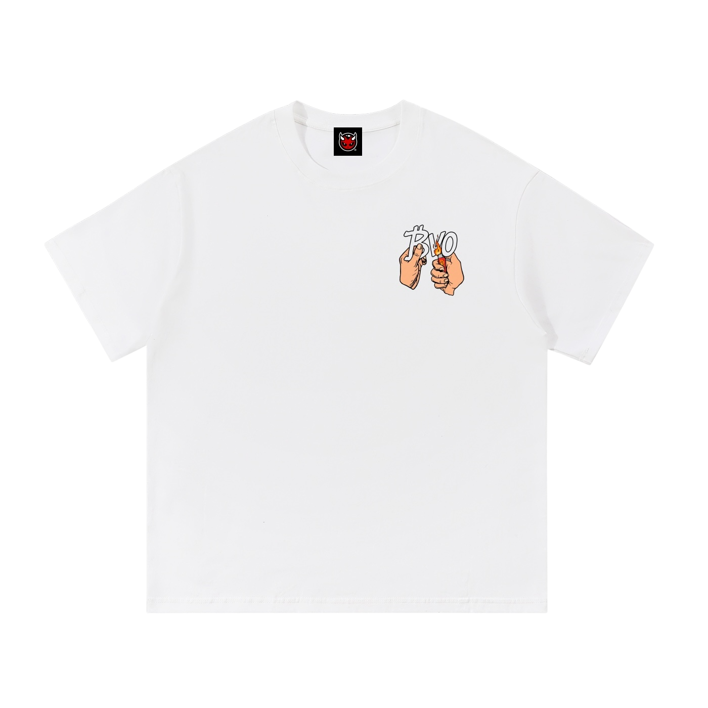 BURN $BVO® TEE [WHITE]