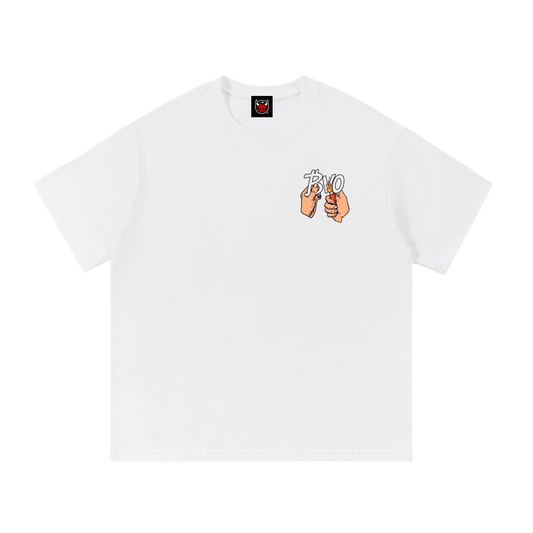 BURN $BVO® TEE [WHITE]
