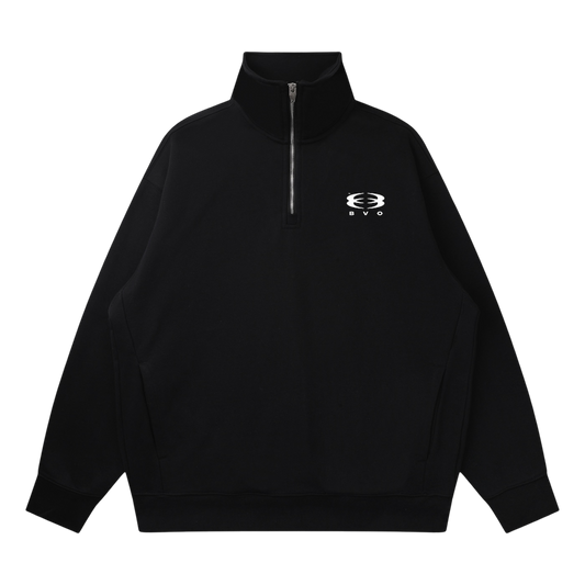 UNITY LOGO® QUARTER-ZIP SWEATSHIRT [BLACK]
