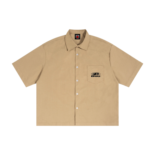 STAPLE LOGO© CARGO SHIRT [KHAKI]