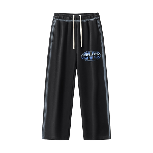 BVO® OVAL LOGO STRAIGHT-LEG SWEATPANTS [BLACK]