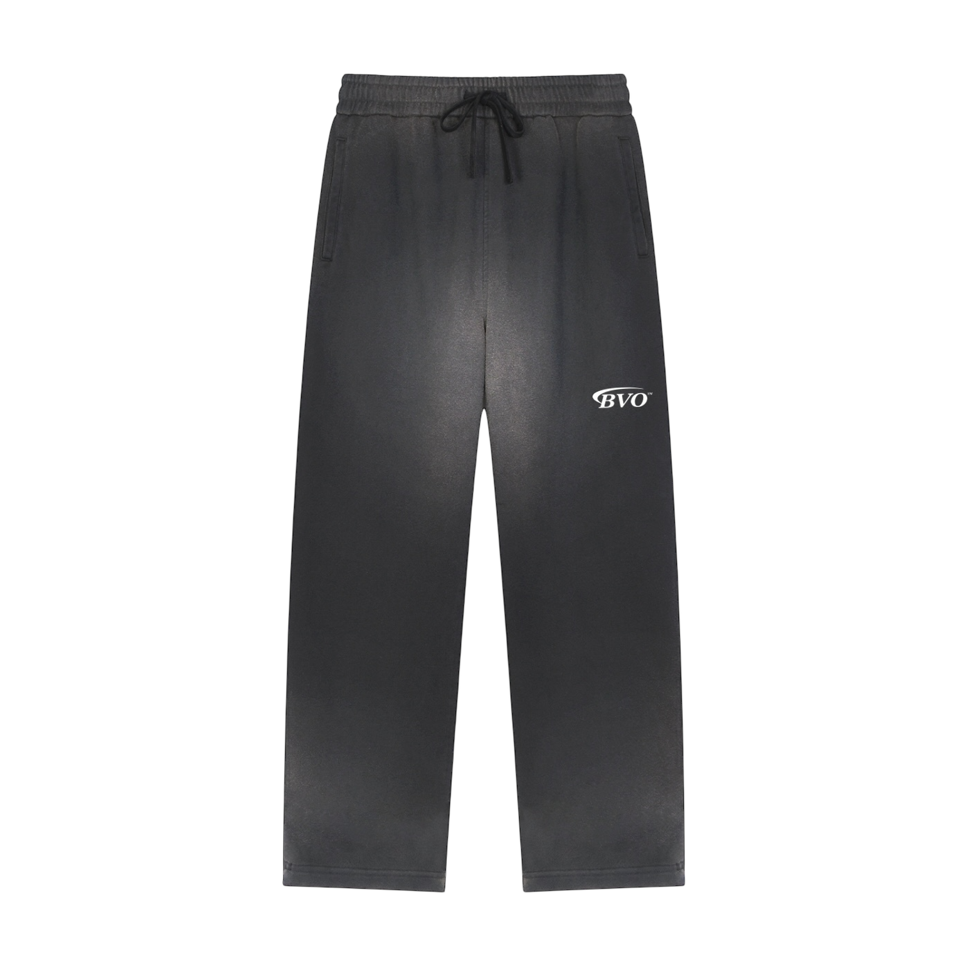WORKWEAR LOGO STRAIGHT-LEG SWEATPANTS [BLACK]