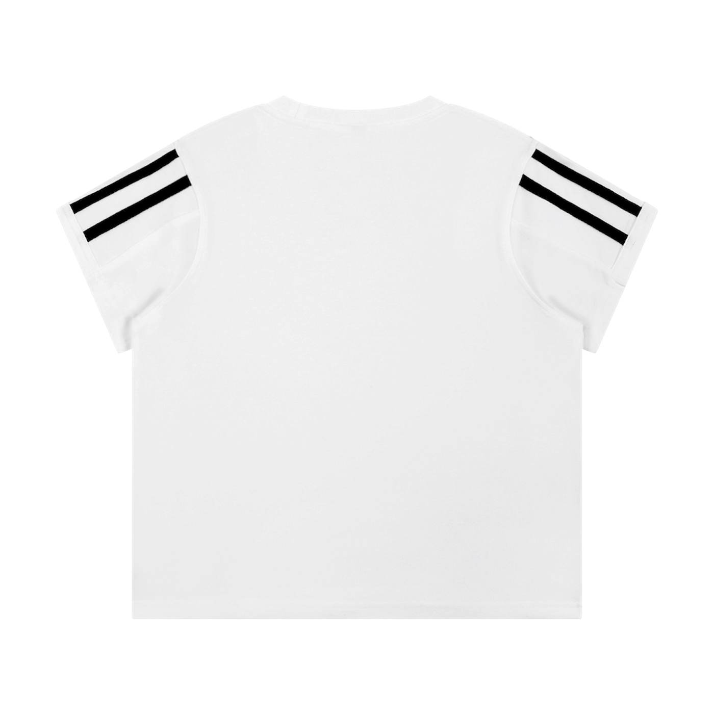 WMNS UNITY LOGO® VARSITY STRIPE TEE [WHITE]