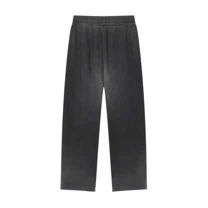 WORKWEAR LOGO STRAIGHT-LEG SWEATPANTS [BLACK]