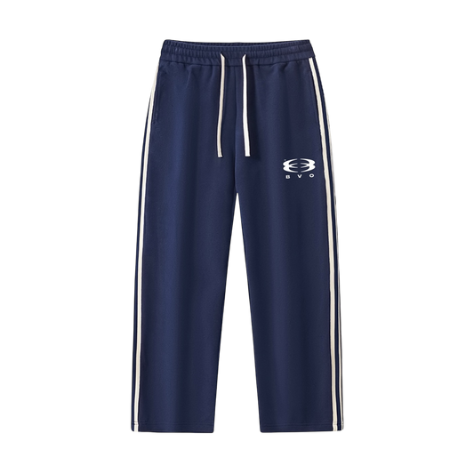 UNITY LOGO® SIDE-STRIPE STRAIGHT-LEG BOTTOMS [NAVY BLUE]