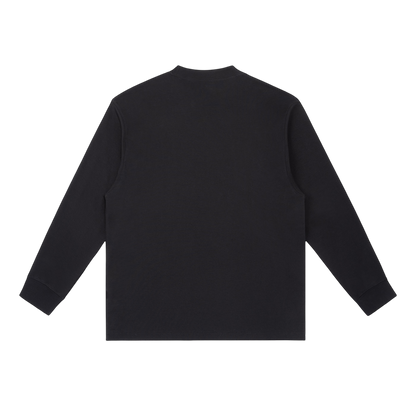 ESSENTIAL LS TEE [BLACK]