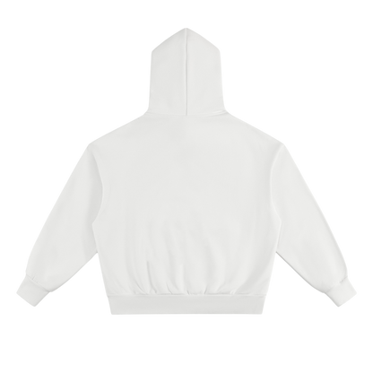 STONE LOGO HOODIE [WHITE]