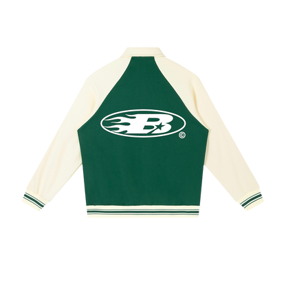 STAPLE LOGO© VARSITY JACKET [GREEN]