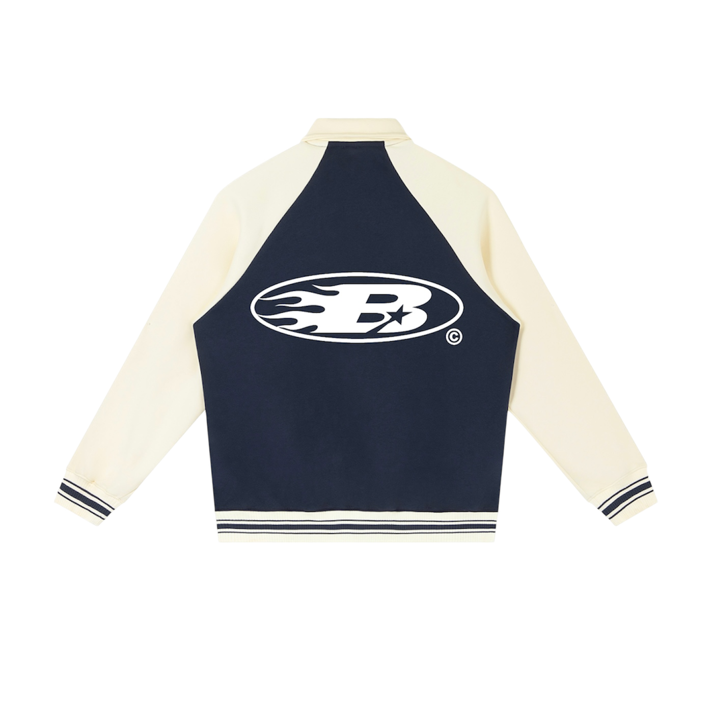 STAPLE LOGO© VARSITY JACKET [NAVY BLUE]