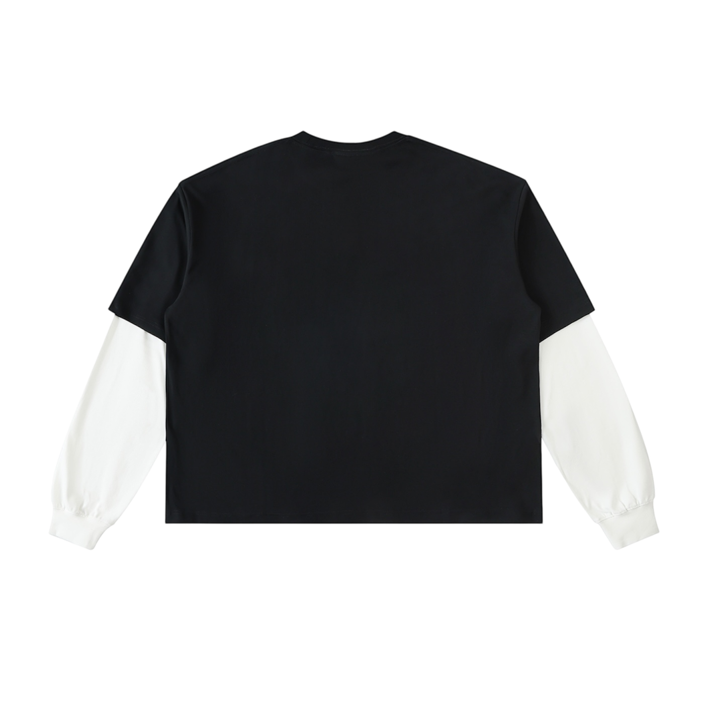 NO GUTS NO GLORY TWO-PIECE LS TEE [BLACK/WHITE]