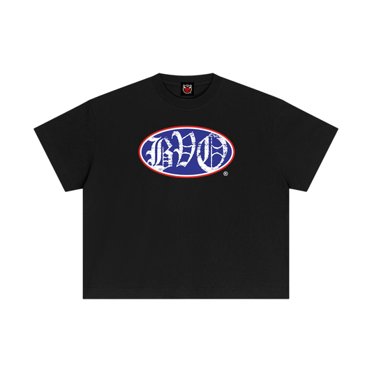 BVO® ALT OVAL TEE [BLACK]