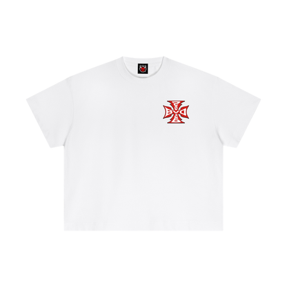 2026 CROSS TEE [WHITE]