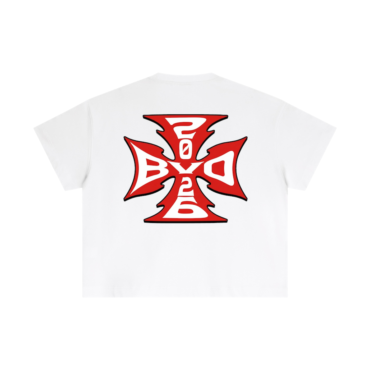 2026 CROSS TEE [WHITE]