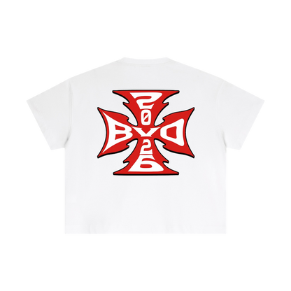 2026 CROSS TEE [WHITE]