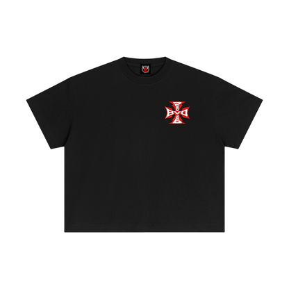 2026 CROSS TEE [BLACK]