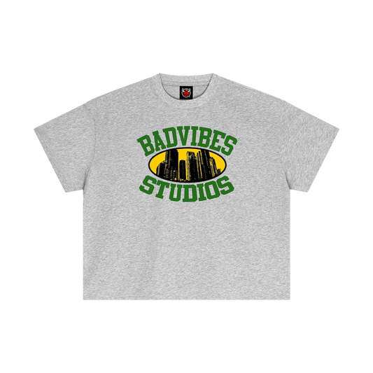 BADVIBES® STUDIOS TEE [GREY]
