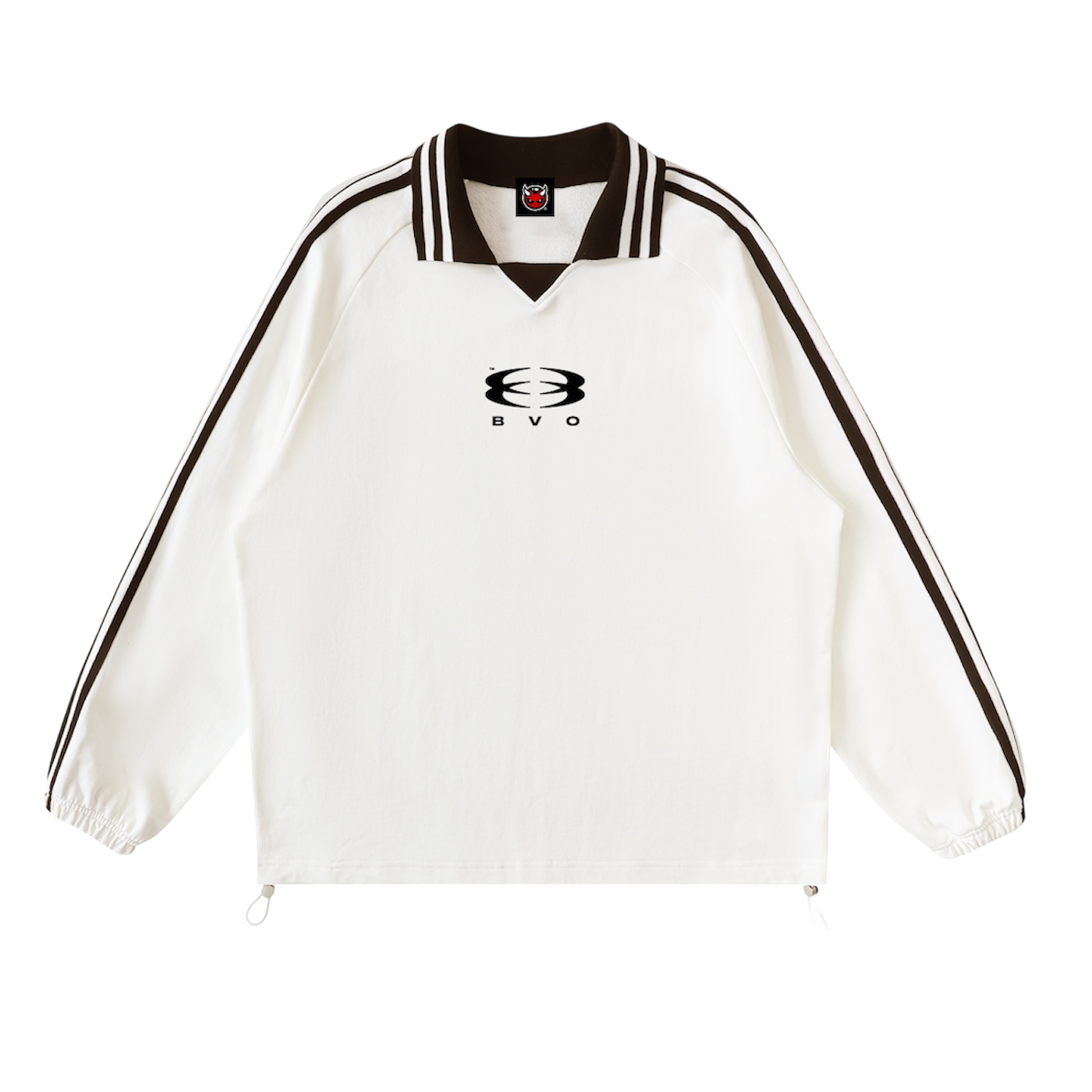 UNITY LOGO® POLO SWEATSHIRT [WHITE]