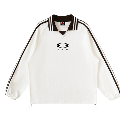 UNITY LOGO® POLO SWEATSHIRT [WHITE]