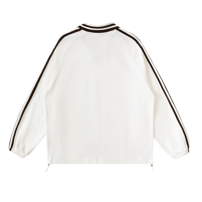 UNITY LOGO® POLO SWEATSHIRT [WHITE]
