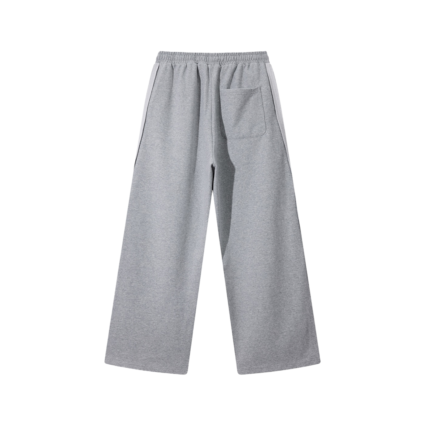 BVO® CONTRAST TAPE STRAIGHT-LEG SWEATPANTS [GREY]