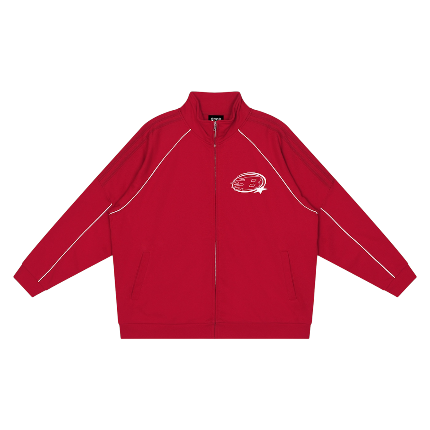 ALT STAPLE LOGO® REFLECTION STRIPED JACKET [RED]