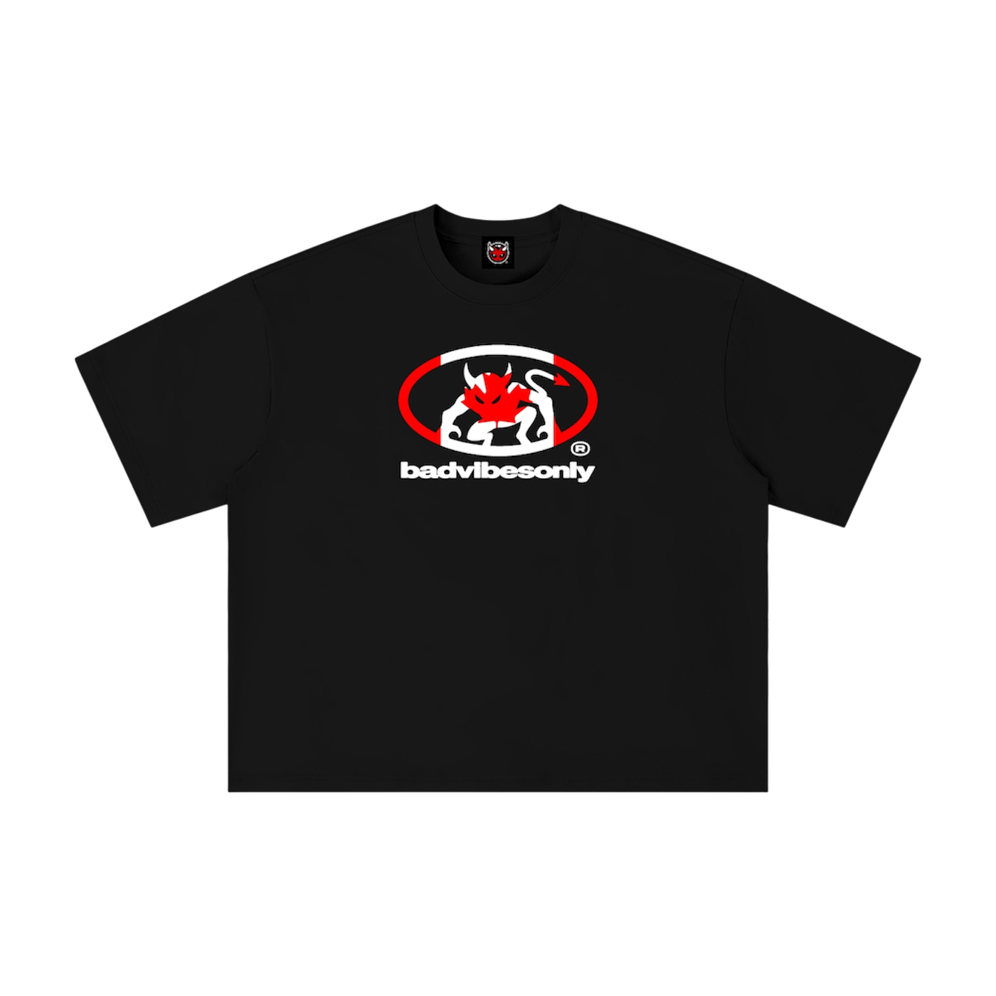 BADVIBESONLY® CANADA TEE [BLACK]