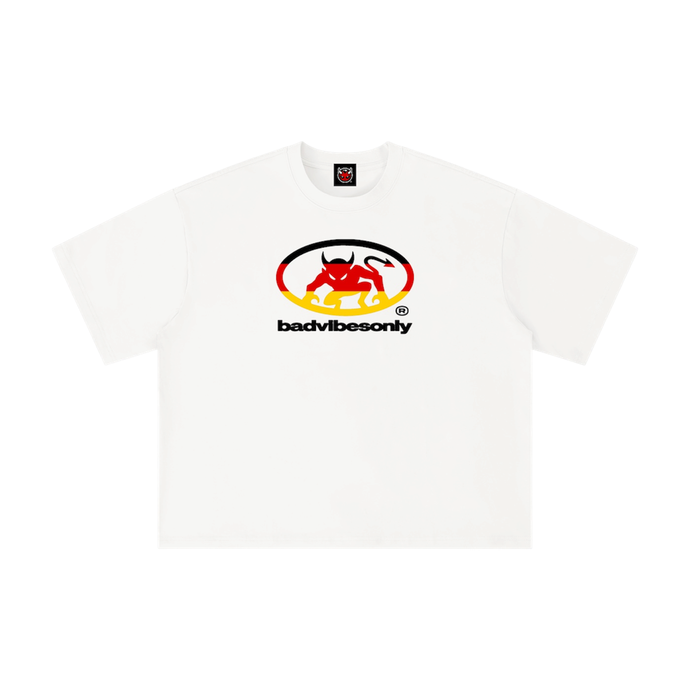 BADVIBESONLY® GERMANY TEE [BLACK]