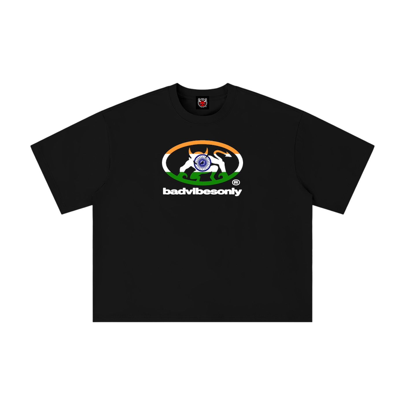 BADVIBESONLY® INDIA TEE [BLACK]