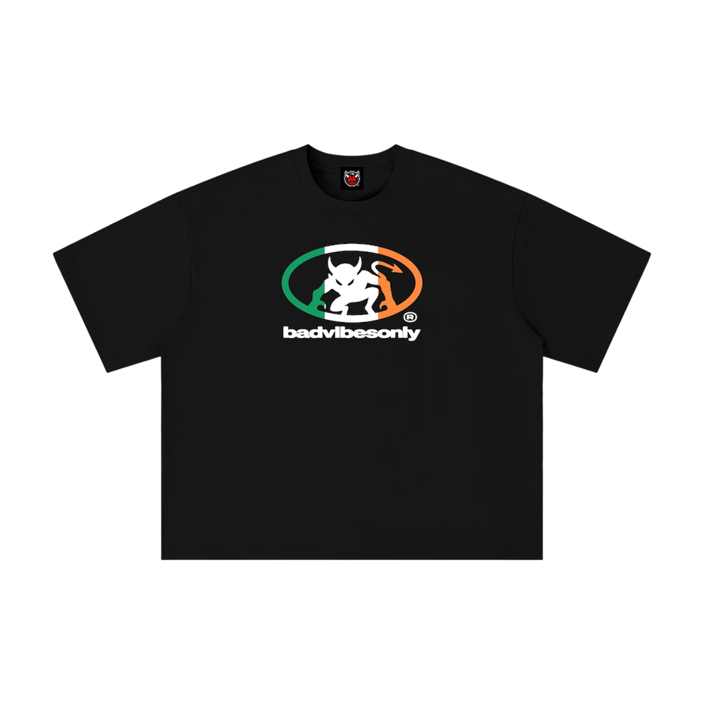 BADVIBESONLY® IRELAND TEE [BLACK]
