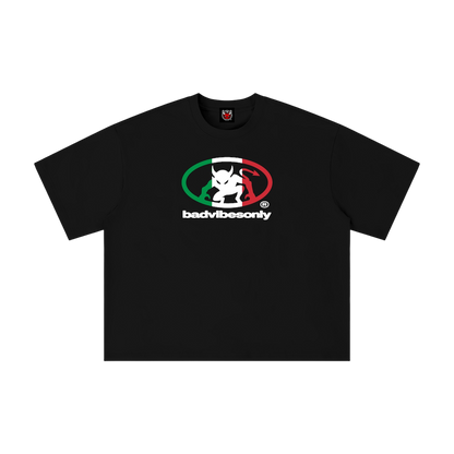 BADVIBESONLY® ITALY TEE [BLACK]