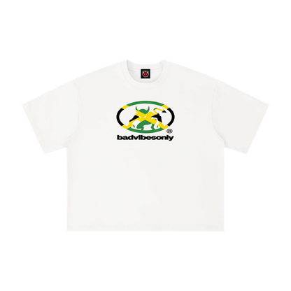 BADVIBESONLY® JAMAICA TEE [WHITE]