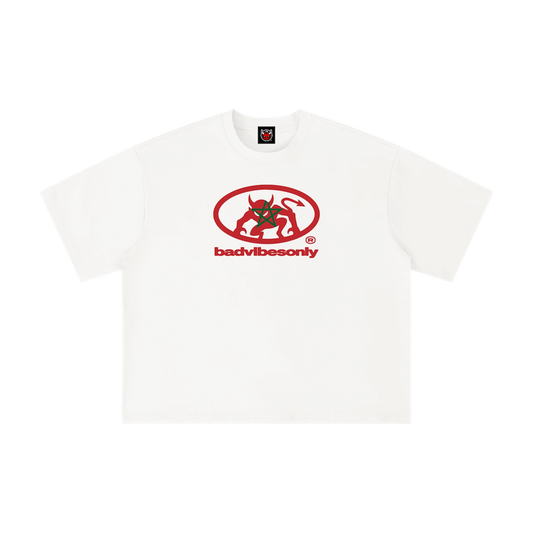 BADVIBESONLY® MOROCCO TEE [WHITE]