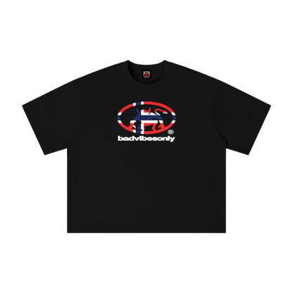BADVIBESONLY® NORWAY TEE [BLACK]
